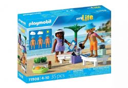PLAYMOBIL MY LIFE - COUPLE VACANCIERS À LA PLAGE & TRANSATS #71908